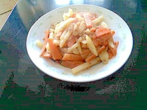 じゃが芋とにんじんのおかか炒め